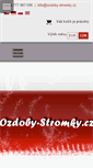 Mobile Screenshot of ozdoby-stromky.cz